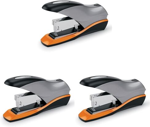 Swingline Stapler, Full Strip Desktop Stapler, 40 Sheet Capacity, Low Force, Optima 40, Silver/Black/Orange (87840) in Kuwait