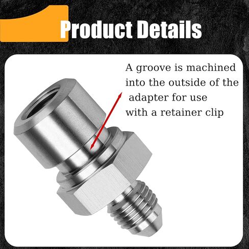 3AN إلى M10x1.0-2PCS مقلوب مضيئة أنثى خط الفرامل محول تركيب الفولاذ المقاوم للصدأ in Kuwait