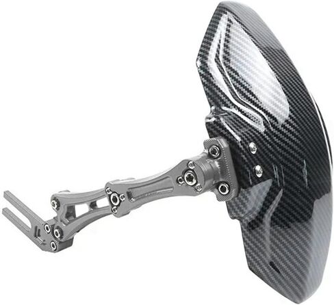 Rong Store Universal Motorcycle Wheel Rear Mudguard Fender Tire Splash Guard Fit for Yama-ha TMAX 530 Suzuki GN125 Kawasa-ki Z900 (Color : As Shown), as shown in Saudi Arabia