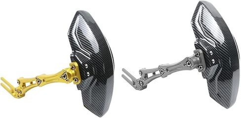 Rong Store Universal Motorcycle Wheel Rear Mudguard Fender Tire Splash Guard Fit for Yama-ha TMAX 530 Suzuki GN125 Kawasa-ki Z900 (Color : As Shown), as shown in Saudi Arabia