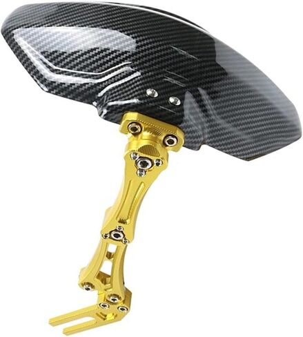 Rong Store Universal Motorcycle Wheel Rear Mudguard Fender Tire Splash Guard Fit for Yama-ha TMAX 530 Suzuki GN125 Kawasa-ki Z900 (Color : As Shown), as shown in Saudi Arabia