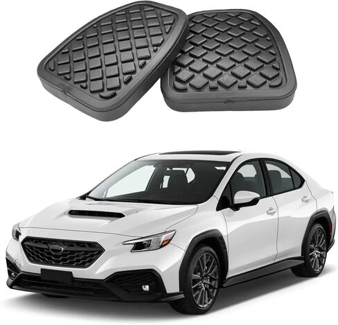 Rubber Brake Clutch Pedal Pad Cover for Subaru Forester Impreza Legacy Outback, Non-Slip Car Foot Pedal Covers Replacement 36015GA110, Performance Car Accessories Accelerator Treadle Extenders in Saudi Arabia