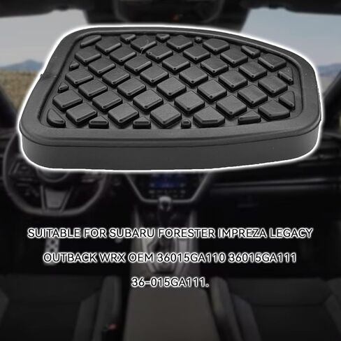 Rubber Brake Clutch Pedal Pad Cover for Subaru Forester Impreza Legacy Outback, Non-Slip Car Foot Pedal Covers Replacement 36015GA110, Performance Car Accessories Accelerator Treadle Extenders in Saudi Arabia