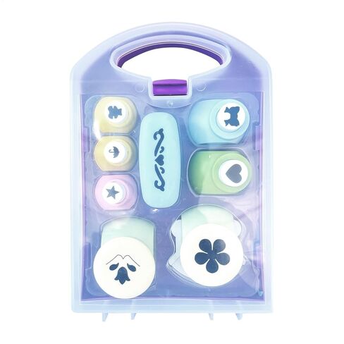 Craft Hole Punch Mold Set - 8 x Scrapbook Shapers Large Embossing Tool | Star Flower Maker Shaper Kids Embossing Tool in Saudi Arabia