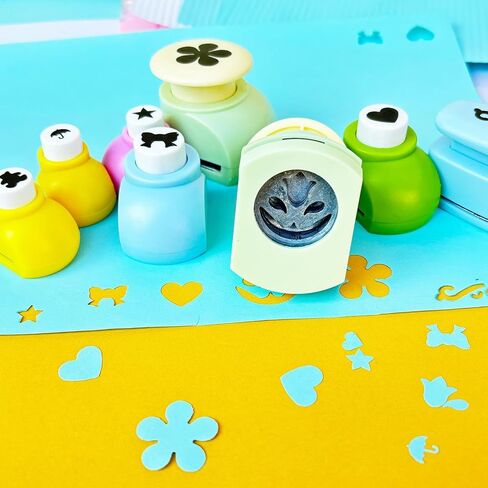 Craft Hole Punch Mold Set - 8 x Scrapbook Shapers Large Embossing Tool | Star Flower Maker Shaper Kids Embossing Tool in Saudi Arabia