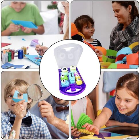 Craft Hole Punch Mold Set - 8 x Scrapbook Shapers Large Embossing Tool | Star Flower Maker Shaper Kids Embossing Tool in Saudi Arabia