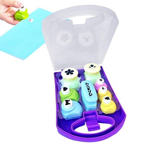 Craft Hole Punch Mold Set - 8 x Scrapbook Shapers Large Embossing Tool | Star Flower Maker Shaper Kids Embossing Tool in Saudi Arabia
