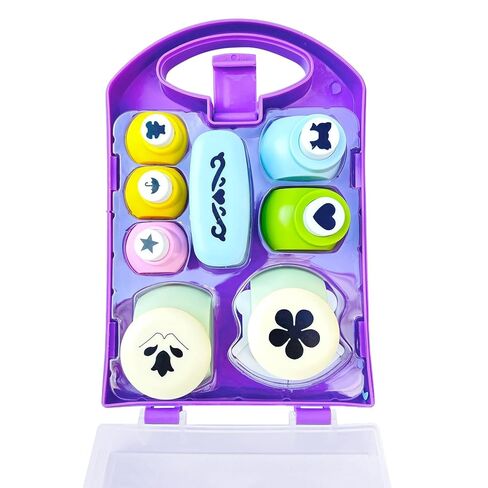 Craft Hole Punch Mold Set - 8 x Scrapbook Shapers Large Embossing Tool | Star Flower Maker Shaper Kids Embossing Tool in Saudi Arabia