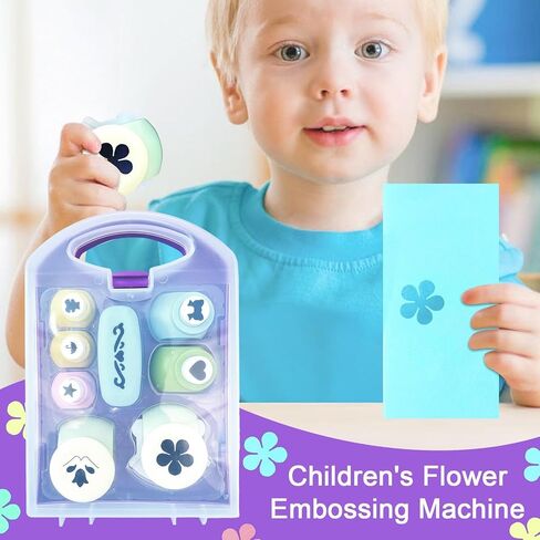 Craft Hole Punch Mold Set - 8 x Scrapbook Shapers Large Embossing Tool | Star Flower Maker Shaper Kids Embossing Tool in Saudi Arabia