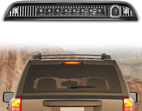 Nilight Third Brake Light Tail High Mount 3rd Stop Lights Smoked Lens Compatible with Jeep Patriot 2007 2008 2009 2010 2011 2012 2013 2014 2015 2016 2017 Van SUV Rear Center Cab Lamp in Saudi Arabia