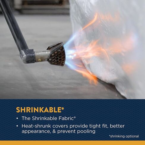 ترانشيلد | غطاء قارب عريض بطول 19 قدم - 27 قدم | عالمي وقابل للتعديل | غطاء قارب مقاوم للماء ومقاوم للشمس وشديد التحمل | يناسب القوارب ذات القوس العريض in Kuwait