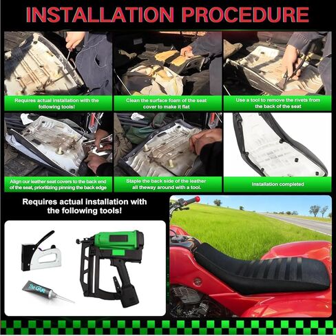 غطاء مقعد ملتف كامل لسيارة Honda CRF 150 CRF 230 CRF150F CRF230F 2003-2019 / جلد ممتاز / مقاوم للماء / مقاوم للبقع (أسود) in Kuwait