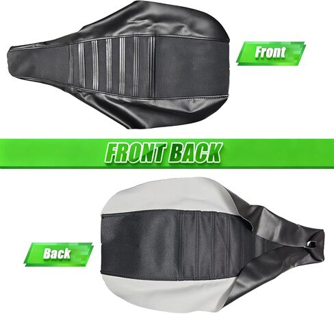 غطاء مقعد ملتف كامل لسيارة Honda CRF 150 CRF 230 CRF150F CRF230F 2003-2019 / جلد ممتاز / مقاوم للماء / مقاوم للبقع (أسود) in Kuwait