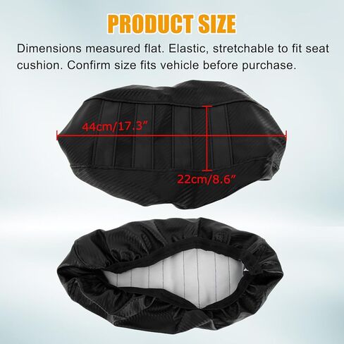 PSLER Dirt Bike Seat Cover - Fits for Light Bee X/S/X160/X260 Electric Bike, High Elastic Leather. Black in Saudi Arabia