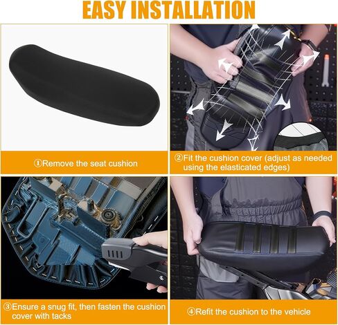 PSLER Dirt Bike Seat Cover - Fits for Light Bee X/S/X160/X260 Electric Bike, High Elastic Leather. Black in Saudi Arabia