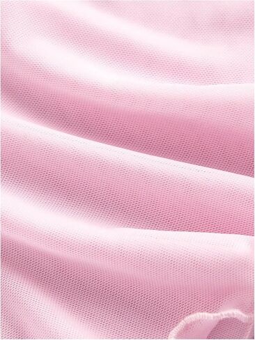 SHENHE Women's Strapless Tie Front Lettuce Trim Asymmetrical Flare Boho Tube Top in Kuwait