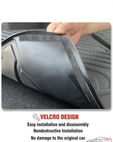 Cargo Liner Compatible with 2008-2020 Dodge Grand Caravan / 2008-2016 Chrysler Town & Country Trunk Mat Cargo Mat Back Seat Cover Protector(Backrest Mats+Trunk Mat) in Saudi Arabia