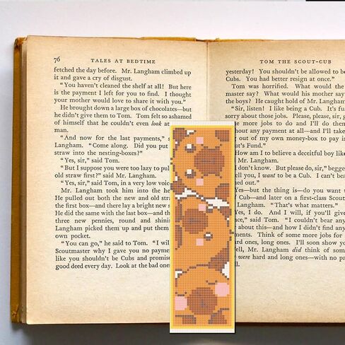 FREEBLOSS 6 Set Cross Stitch Bookmark Kits Cartoon Animal Pattern Stamped Cross Stitch Kit 11CT Embroidery Kit with Instructions for Beginners 20x6cm/8x2.4inch in Saudi Arabia