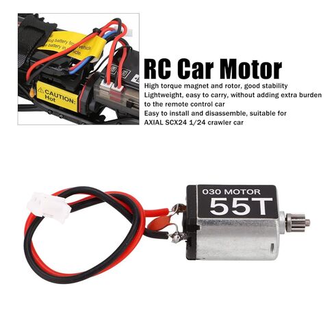 030 55T Brushed Motor,RC Car Motor with 11T Gear for AXIAL SCX24 1/24 Crawler Car in Saudi Arabia