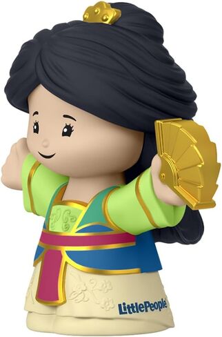 Fisher-Price Replacement Part for Collectible Little People Princess Playset HJW75 - Replacement Princess Mulan Figure Holding a Fan in Saudi Arabia