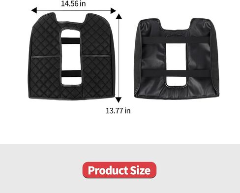 Jimen Center Console Cover Fit for Chevy Silverado/GMC Sierra 2014-2017, for Chevy Suburban 2014-2017, Car Armrest Pad Protector for Chevy Tahoe/GMC Yukon 2014-2017 (Black) in Saudi Arabia