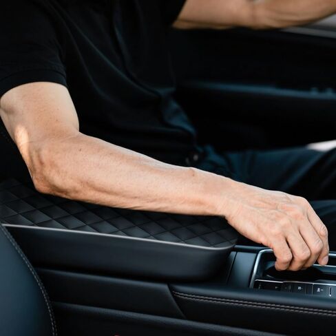 Center Armrest Console Cover Compatible with F Series 150 2015-2020 F Series 250 350 450 2017-2022 Expedition 2018-2024 Bucket Seat Only in Saudi Arabia