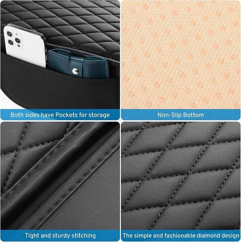 Center Console Cover for Kia Sportage Accessories 2023-2025 2026 Car Armrest Arm Rest Cover Middle Console Pad Protector Leather (Black) in Saudi Arabia