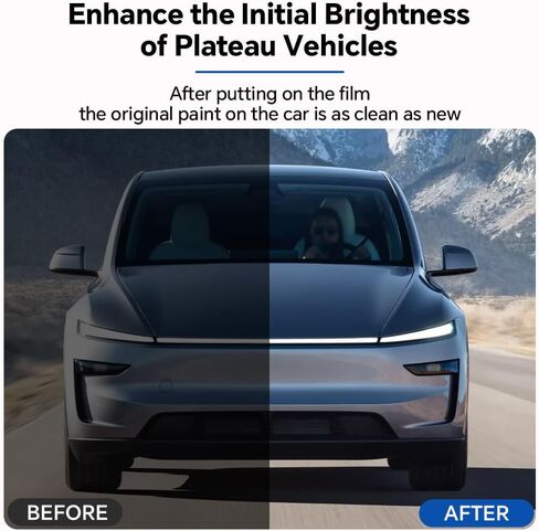 لـ Tesla Model Y Juniper 2025 2026 طبقة حماية طلاء أمامية كاملة PPF 8.5 Mil TPU PPF Clear Car HD خدش ملحقات خارجية (شفاف) جزء رأس الحاجز in Kuwait