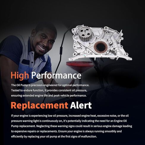 10296 High Volume Oil Pump for LS 4.8L 5.3L 5.7L 6.0L 6.2L Compatible with Chevrolet Silverado Tahoe Camaro Suburban GMC Sierra Yukon Savana Cadillac in Saudi Arabia