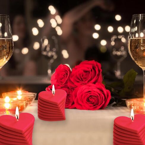 2 Pcs Heart Shaped Candle Mold Valentine's Day 3D Silicone Candle Make Mold Cake Mold for Aroma Soap Candle Candy DIY Tool Supplies Valentine's Day Mother's Day Decoration in Saudi Arabia