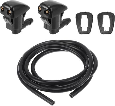 Motoforti Windshield Washer Nozzle Kit for Toyota Tacoma 2005-2015 Windshield Spray Nozzles Wiper Spray Washer Jet No.8538144010 1 Pcs 1.5 Meter Fluid Hose in Saudi Arabia
