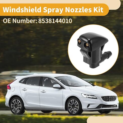 Motoforti Windshield Washer Nozzle Kit for Toyota Tacoma 2005-2015 Windshield Spray Nozzles Wiper Spray Washer Jet No.8538144010 1 Pcs 1.5 Meter Fluid Hose in Saudi Arabia