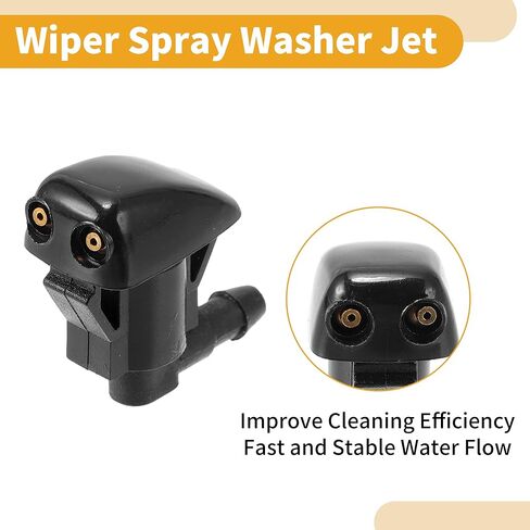 Motoforti Windshield Washer Nozzle Kit for Toyota Tacoma 2005-2015 Windshield Spray Nozzles Wiper Spray Washer Jet No.8538144010 1 Pcs 1.5 Meter Fluid Hose in Saudi Arabia