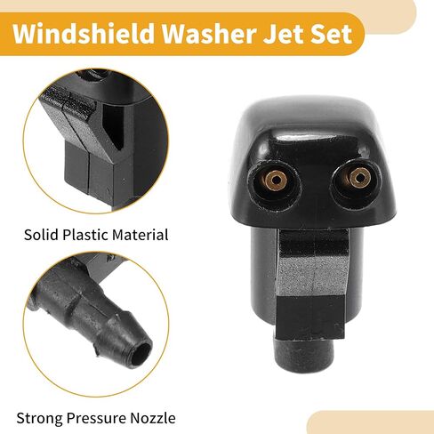 Motoforti Windshield Washer Nozzle Kit for Toyota Tacoma 2005-2015 Windshield Spray Nozzles Wiper Spray Washer Jet No.8538144010 1 Pcs 1.5 Meter Fluid Hose in Saudi Arabia