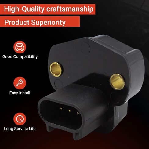 TPS Throttle Position Sensor 4874371AD Compatible with Dodge Ram Pickup Durango Jeep Liberty Commander Cherokee Wrangler Replaces 5019411AA 5086203AA 5019411AB TH415 TH266 in Saudi Arabia
