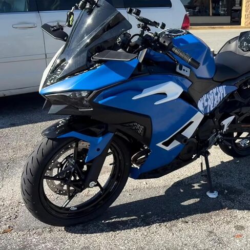 Windshield for Ninja 500 SE 2024 2025 Windscreen Double Bubble Wind Deflector Protector Cover Fairing(Black) in Saudi Arabia