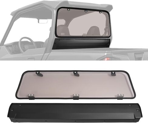 ECOTRIC Rear Windshield Compatible With Polaris General 1000/1000 4 2016-2025, XP 1000/XP 4 1000 2020-2025 UTV Tinted Polycarbonate (PC) Textured Windscreen in Saudi Arabia