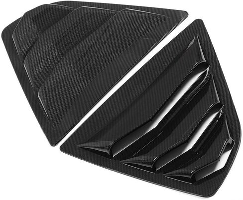 Rear Side Window Louvers Air Vent Scoop Shades Cover Blinds Compatible with Toyota Camry 2018 2019 2020 2021 2022 2023 (Glossy Black) in Saudi Arabia