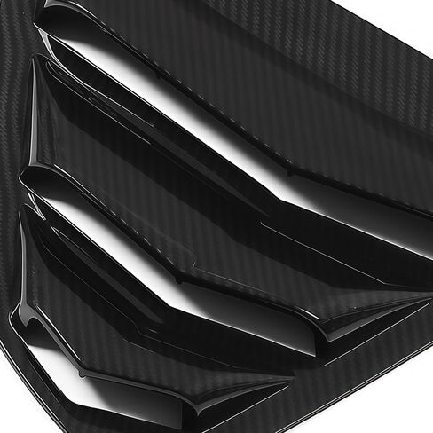 Rear Side Window Louvers Air Vent Scoop Shades Cover Blinds Compatible with Toyota Camry 2018 2019 2020 2021 2022 2023 (Glossy Black) in Saudi Arabia