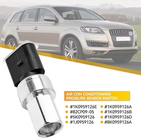 Car AC Pressure Switch Replacement, for VW, for Jetta MK4 MK5 1999-2011, for Passat B5 B6 2001-2011 AC A/C Air Conditioning Pressure Sensor Switch 5K0959126 82CP09-05 in Saudi Arabia
