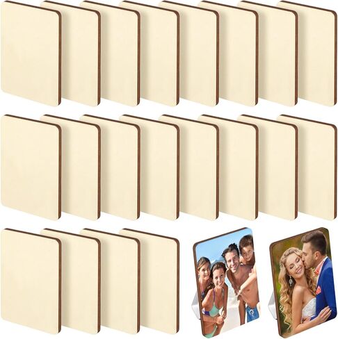 20 Pcs Sublimation Photo Car Visor Clip Bulk Sublimation Wooden Blanks for Dad, Husband, Loved Ones Drive Safe Gift for Christmas Stocking Stuffing Birthday DIY Vertical in Saudi Arabia