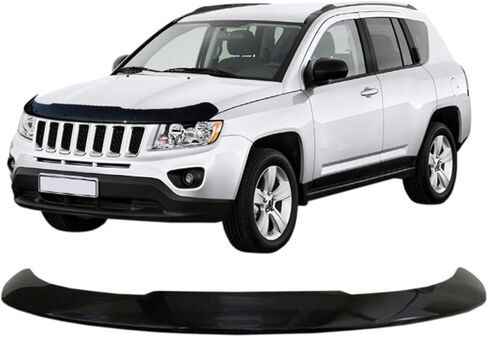 Hood Deflector for 2013-2017 Jeep Compass Front Bug Shield Guard Custom Fit, All Weather, Heavy Duty Hood Protector in Saudi Arabia