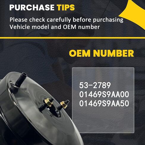 Vacuum Power Brake Booster 53-2789 Compatible with Honda CR-V 2002 2003 2004 2.4L without Master Cylinder 01469S9AA00 01469S9AA50 in Saudi Arabia