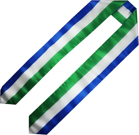 SNUWITH Lebanon Flag Graduation Sash/Stole/Scarf 180X13CM Double Sided for Study Aboard International Students Graduation Decoration Item Gift in Kuwait