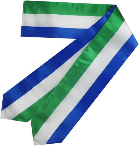 SNUWITH Lebanon Flag Graduation Sash/Stole/Scarf 180X13CM Double Sided for Study Aboard International Students Graduation Decoration Item Gift in Kuwait