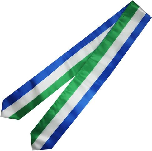SNUWITH Lebanon Flag Graduation Sash/Stole/Scarf 180X13CM Double Sided for Study Aboard International Students Graduation Decoration Item Gift in Kuwait