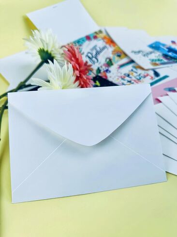 12 Pcs Premium Blank Birthday Cards Set - Bulk Blank Inside Cards with Envelopes, Thoughtful Greeting Cards for Loved Ones in Saudi Arabia