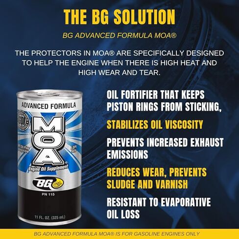 Smilyeez Listing for BG Advanced Formula MOA Motor Oil Additive - Engine Oil Supplement PN 115 (1 Can) - with a Pocket Screwdriver in Saudi Arabia