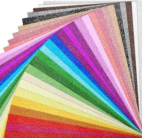 56 Sheets 28 Colors Glitter Cardstock, 5x7in 250gsm/92lb Foil Mirror Shimmering Paper for Arts Crafts, Scrapbooking, Card Making, DIY Projects in Saudi Arabia