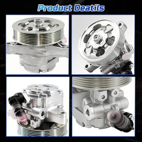 مضخة توجيه كهربائية مع بكرة 21-5419 96-5419 L4 2.4L متوافقة فقط مع Honda CR-V 2.4L 2005-2011 Element 2006-2011 Accord 2006-2007 in Kuwait